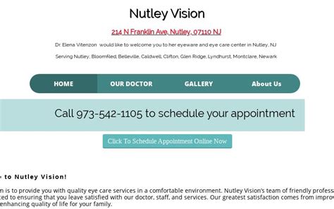 eye exam nutley