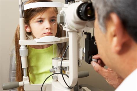 modifications made when giving a pediatric eye exam include