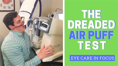 what is the puff of air during eye exam