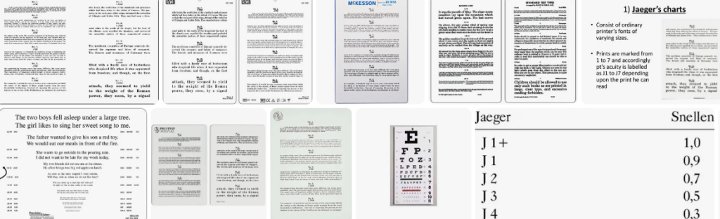 Jaeger J2 Eye Exam